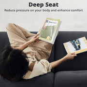 79" 2-Seater Modern Couch, Apartment Lounge,Dark Grey