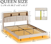 Floating Bed Frame