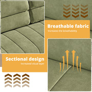 82.7" Sofa, Comfy Sofa Couch with Deep Seats,Green