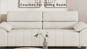 82.7" Sofa, Comfy Sofa Couch with Deep Seats,Beige