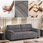 82.7" Sofa, Comfy Sofa Couch with Deep Seats,Grey